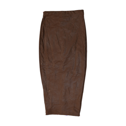 Brown Midi Skirt
