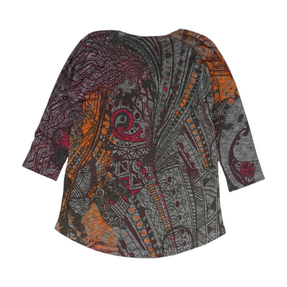 Multi Graphic Blouse