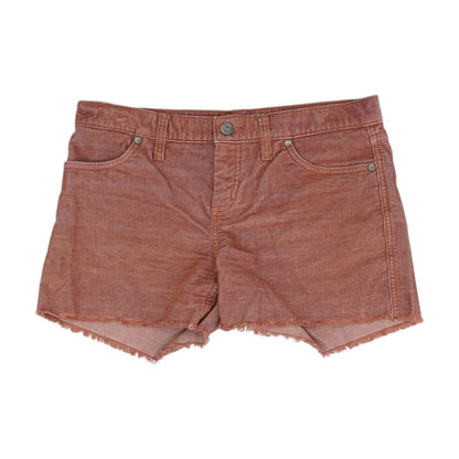 Coral Denim Shorts