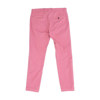 Red Solid Chino Pants