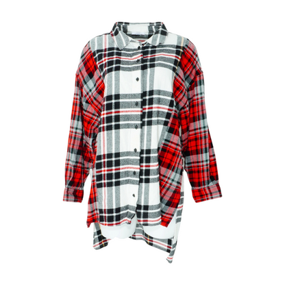 Multi Plaid Mini Dress