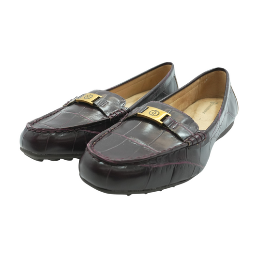Deep Purple Slip-On Flats