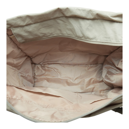Beige Weekender Bag