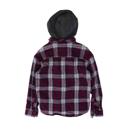 Red Plaid Flannel Button Down