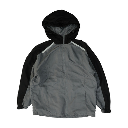 Gray Color Block Jacket