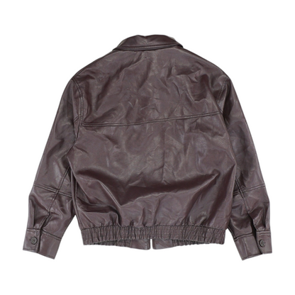 Burgundy Solid Jacket