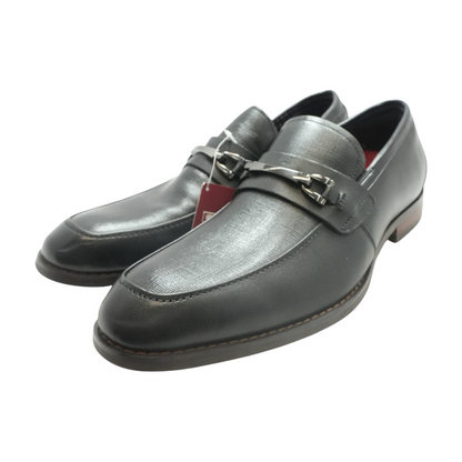 Black Slip-On Dress Shoes