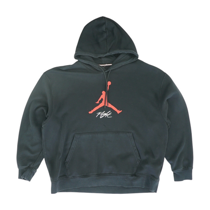 Black Solid Hoodie Pullover