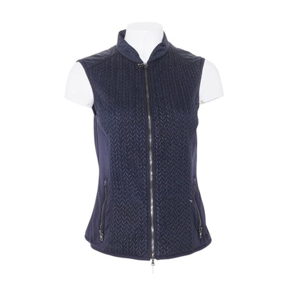 Navy Herringbone Lightweight Vest