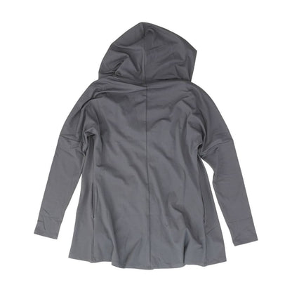 Gray Solid Hoodie