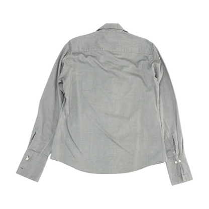 Gray Striped Button Down