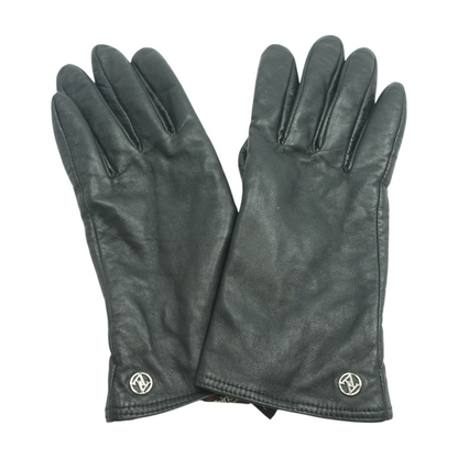 Black Leather Gloves