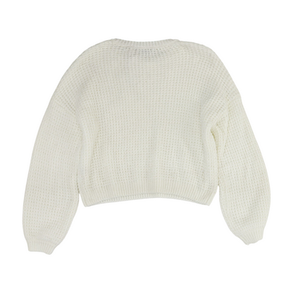 White Pullover Sweater