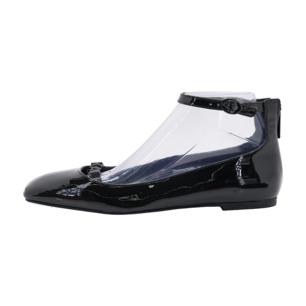 Karl Lagerfeld Black Flats – Image 1