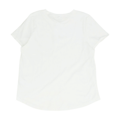 White Solid Pajama Top
