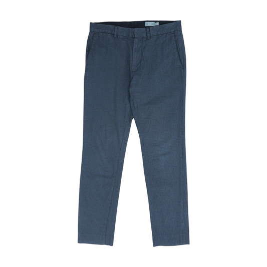 Gray Houndstooth Slim Pants