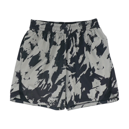 Gray Tie-Dye Active Shorts