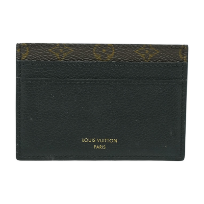 Double Card Holder Low Key in Black