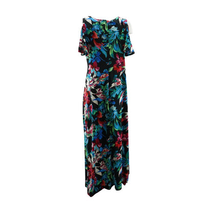 Black Floral Maxi Dress