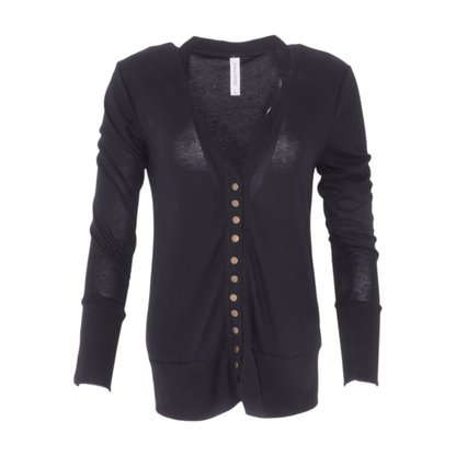 Black Cardigan Sweater