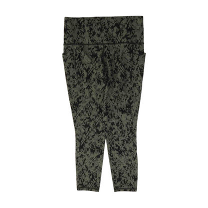 Gray Animal Print Active Leggings