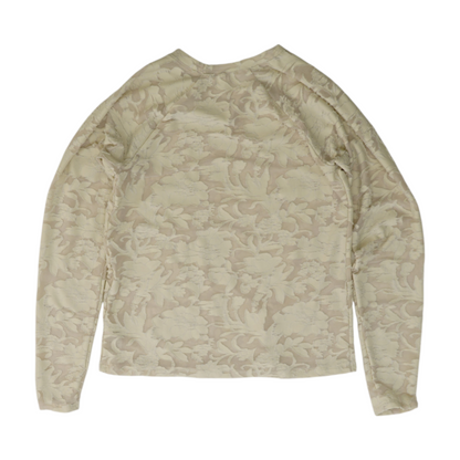 Cream Floral Blouse