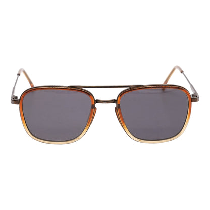 Brown SUN-ES-HSL Aviator Sunglasses
