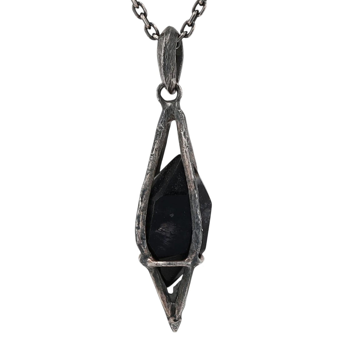 Sterling Silver Quartz Pendant Necklace