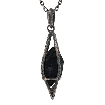 Sterling Silver Quartz Pendant Necklace