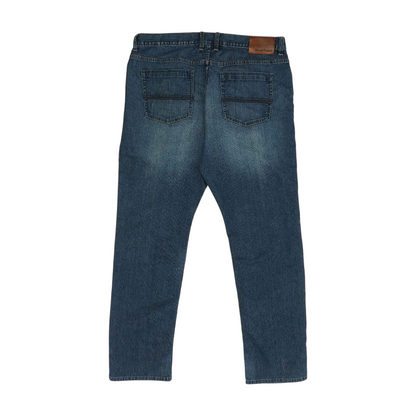 Navy Straight Jeans