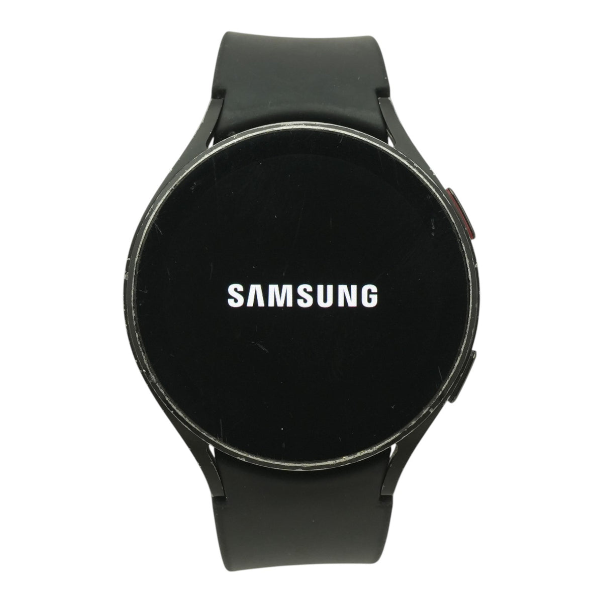 44mm Galaxy Watch4 Black Smartwatch Black Band S/M