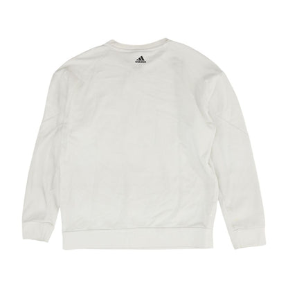 White Graphic Sweatshirt Pullover