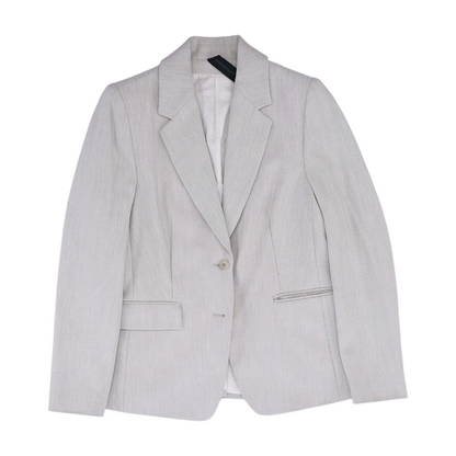 Gray Solid Blazer