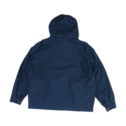 Navy Solid Rain Jacket