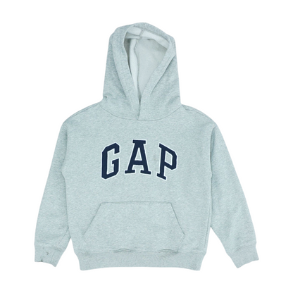 Gray Graphic Hoodie Pullover
