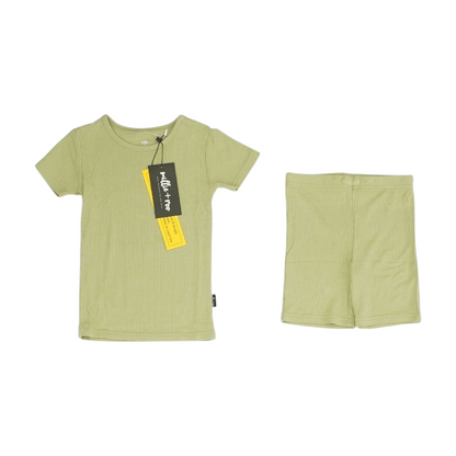 Green Short Sleeve Set