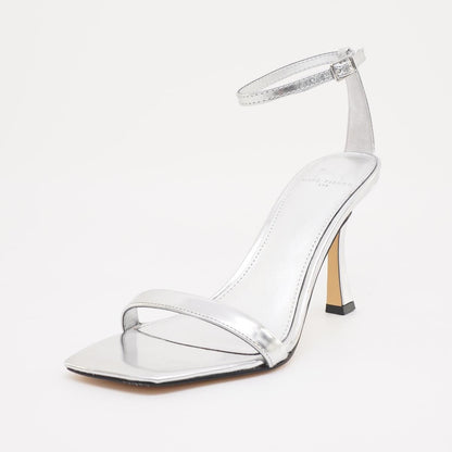 Jalina Silver Stiletto Heels