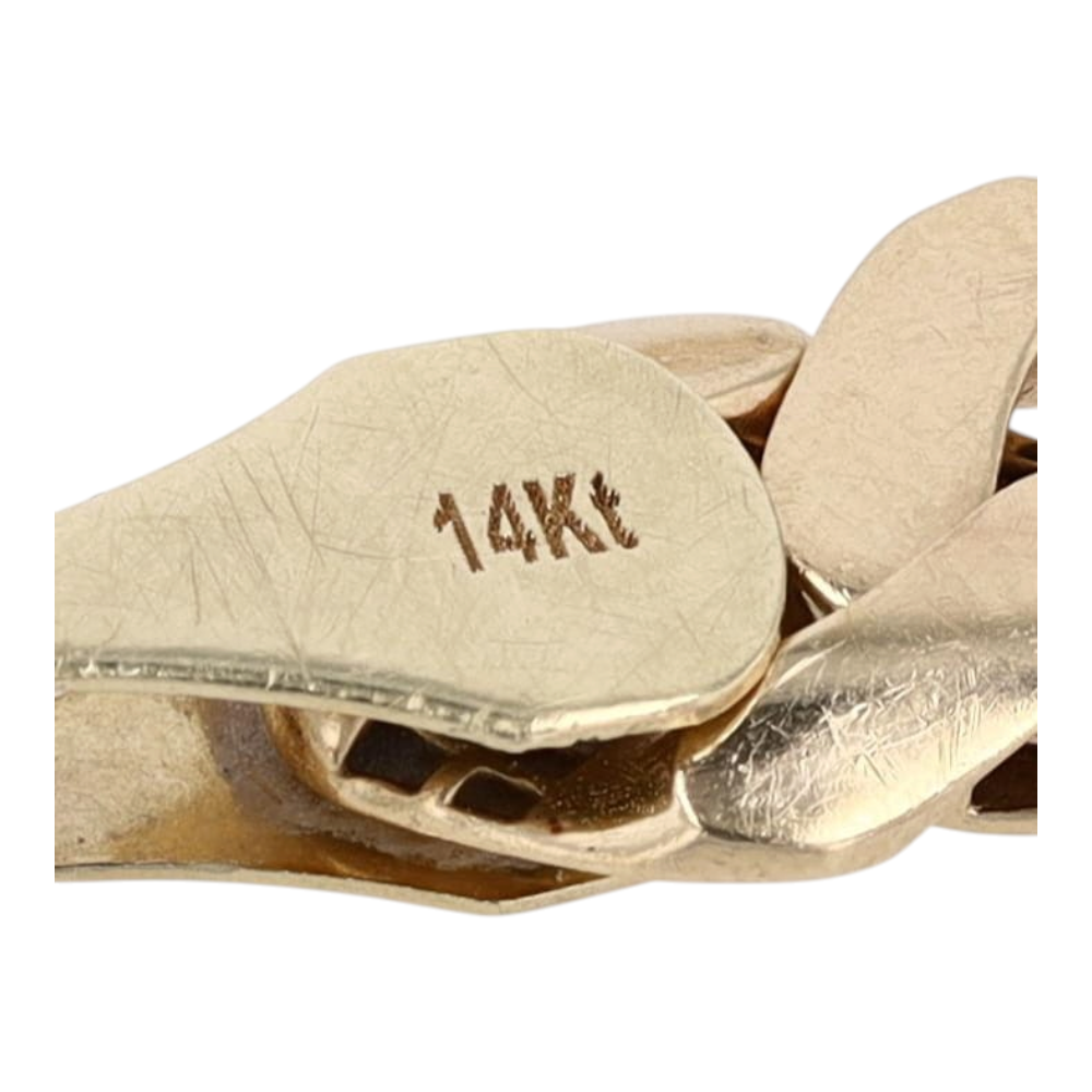 14K Yellow Gold Chain Bracelet