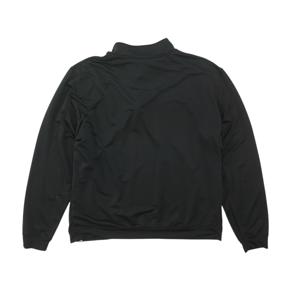 Black Chicago Bulls Solid 1/4 Zip Pullover
