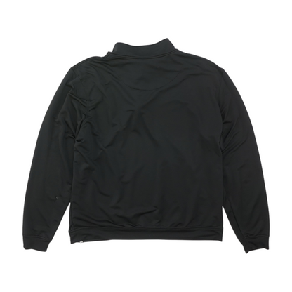 Black Chicago Bulls Solid 1/4 Zip Pullover