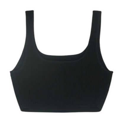 Black Cropped Blouse