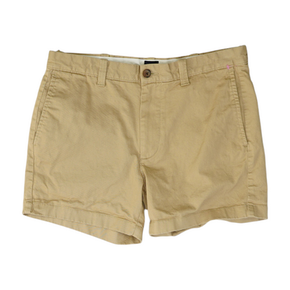 Khaki Solid Chino Shorts