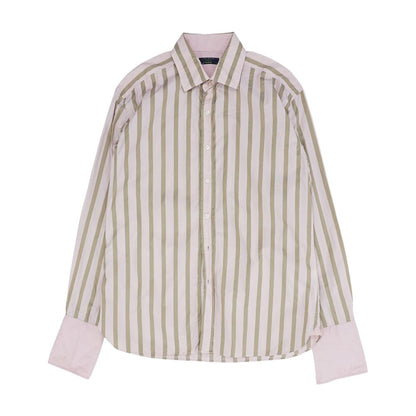 Pink Striped Long Sleeve Button Down