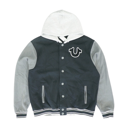 Black Color Block Jacket