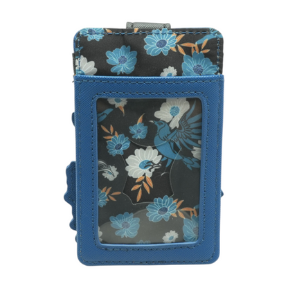 Blue Card Case Wallet