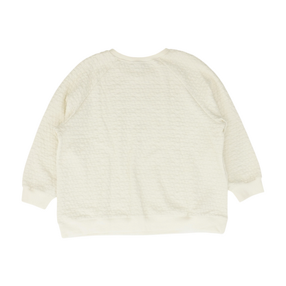 Ivory Plus Solid Sweatshirt Pullover