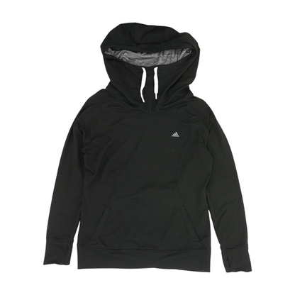 Black Solid Hoodie Pullover