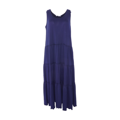 Navy Plus Size Maxi Dress