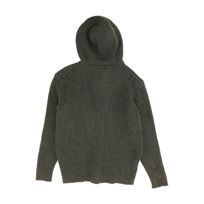Gray Solid Pullover Sweater