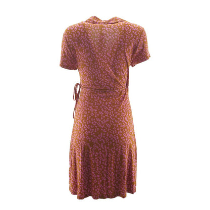 Brown Animal Print Mini Dress